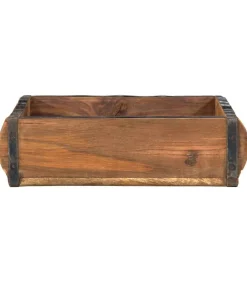 Clearance Dienblad met opslag 4 pcs Bruin 31 x 29 x 10 cm Organiseren