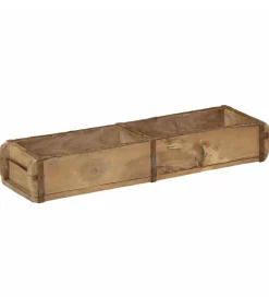 Outlet Dienblad met opslag 4 pcs Bruin 60.5 x 15 x 9 cm Organiseren