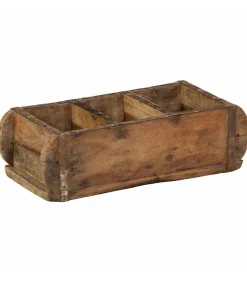 Discount Dienblad met opslag 4 pcs Bruin 30 x 14 x 9 cm Organiseren