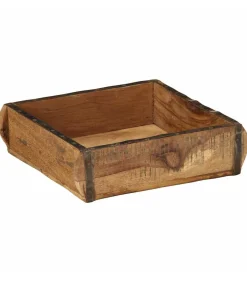 Best Dienblad met opslag Bruin 31 x 29 x 10 cm Organiseren