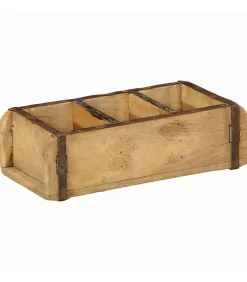 Dienblad met opslag Bruin 30 x 14 x 9 cm Organiseren