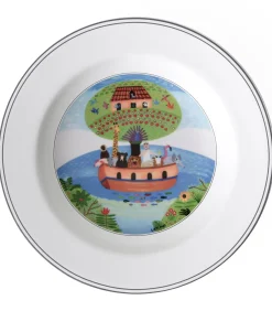 Clearance Diep bord Ark van Noach Design Naif Tafelgerei