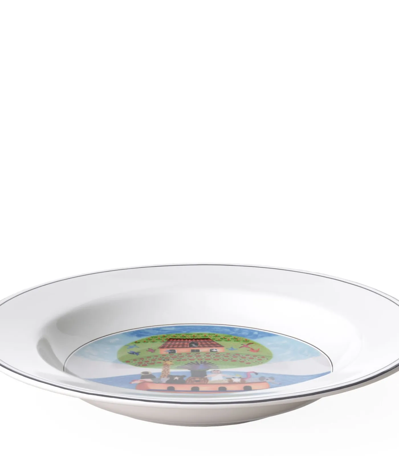 Clearance Diep bord Ark van Noach Design Naif Tafelgerei