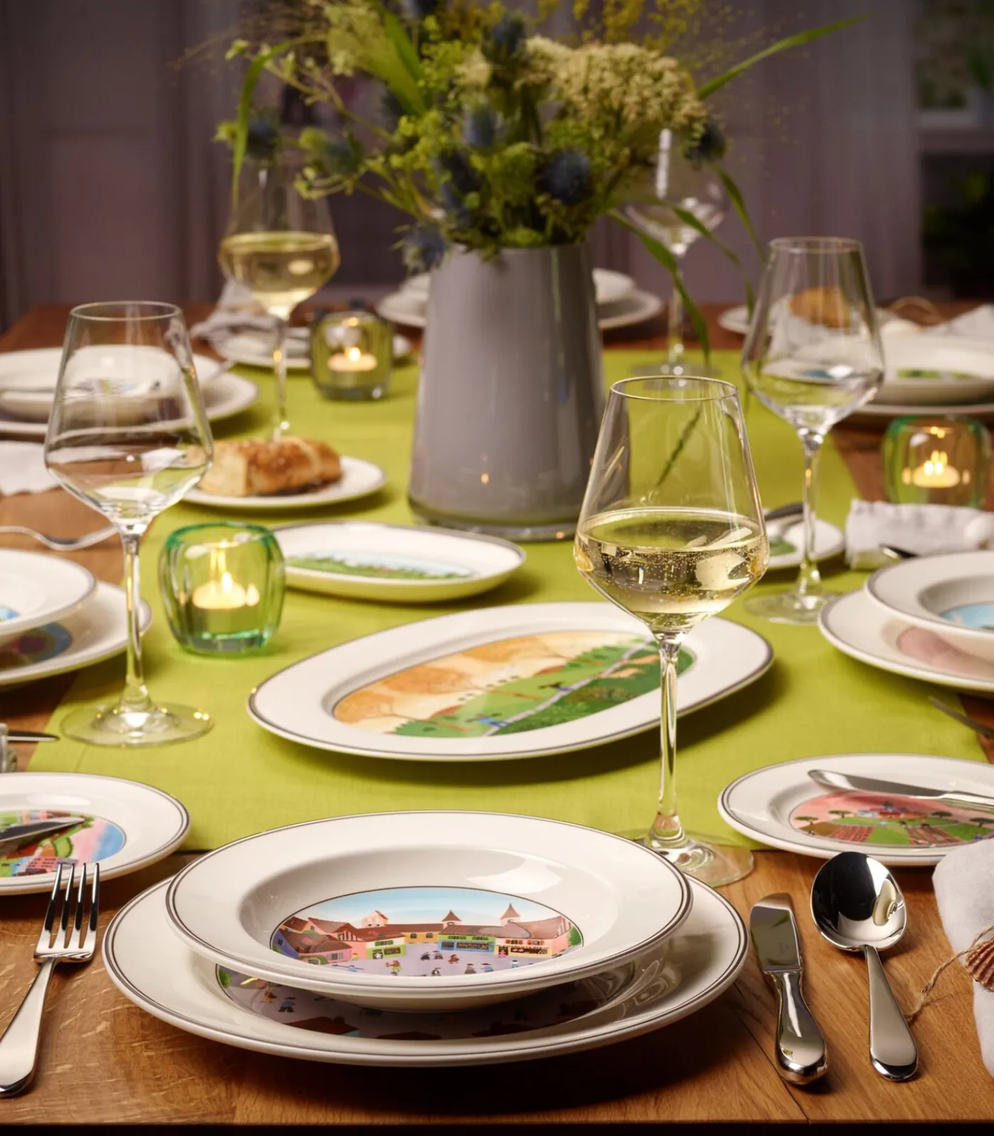 Online Dinerbord Jager Design Naif Tafelgerei