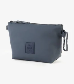 Clearance Donkerblauwe ovaal rubberen potloodkast Toiletaccessoires