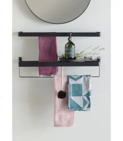 Hot Doutzen Spiegel - Metaal - Zwart - 50x50x5 Spiegels