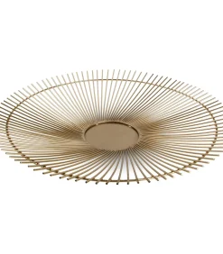 Outlet Draadmand 40xH5cm goud twisted Iris Keukenaccessoires