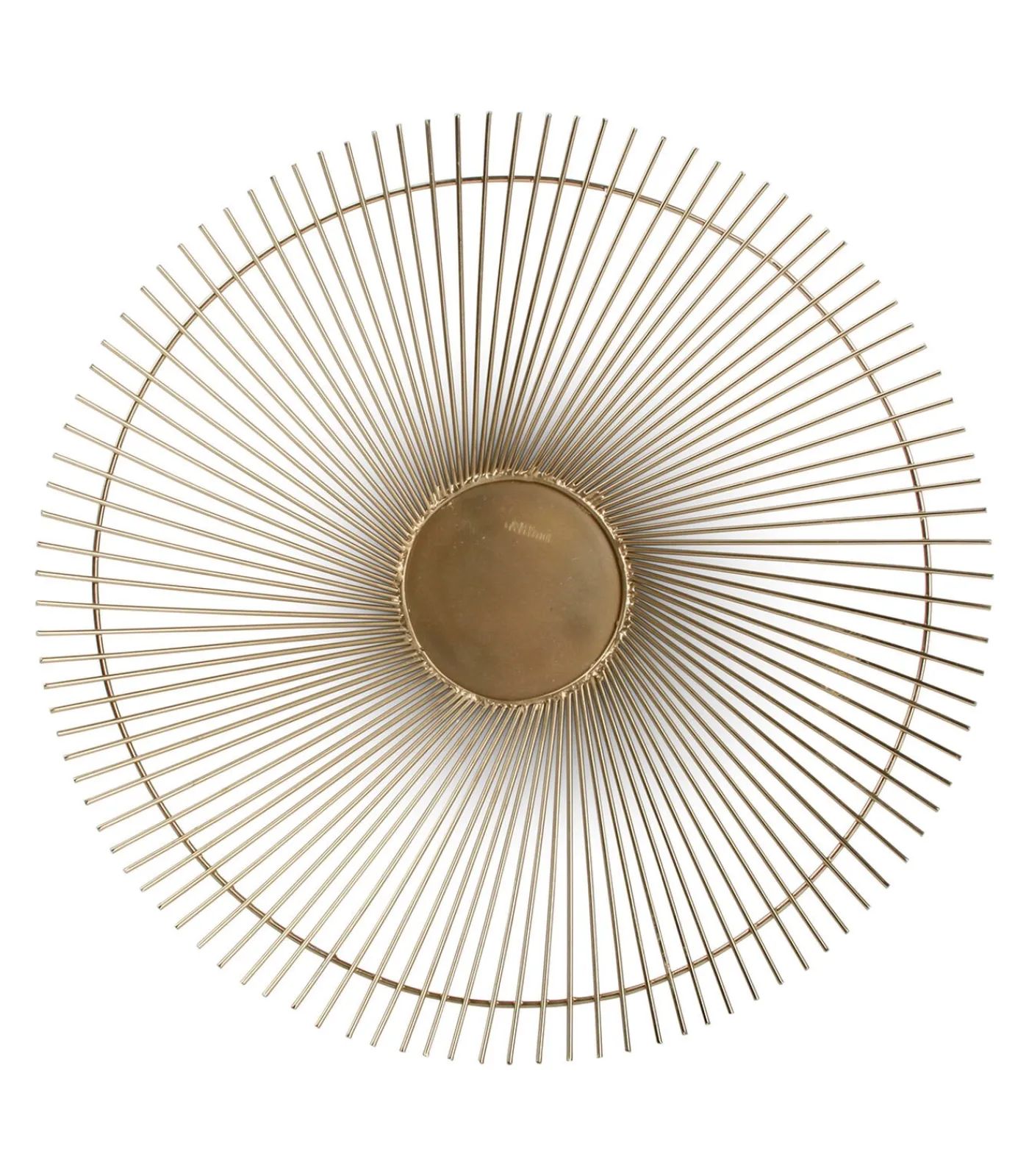 Outlet Draadmand 40xH5cm goud twisted Iris Keukenaccessoires