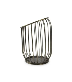 Outlet Draadmand 12xH16cm goud/zwart Loft Keukenaccessoires
