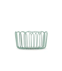 Sale Draadmand 19xH10cm groen Flores Keukenaccessoires