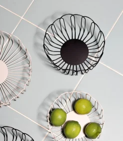 Discount Draadmand 19xH10cm zwart Flores Keukenaccessoires