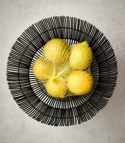 Discount Draadmand 53xH5cm zwart twisted Iris Keukenaccessoires