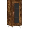 Discount Dressoir 34,5x34x90 cm bewerkt hout gerookt eiken Meubels