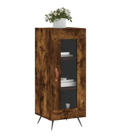Discount Dressoir 34,5x34x90 cm bewerkt hout gerookt eiken Meubels