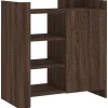 Sale Dressoir 73,5x35x75 cm bewerkt hout bruin eikenkleur Meubels