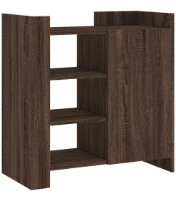 Sale Dressoir 73,5x35x75 cm bewerkt hout bruin eikenkleur Meubels