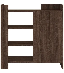 Sale Dressoir 73,5x35x75 cm bewerkt hout bruin eikenkleur Meubels