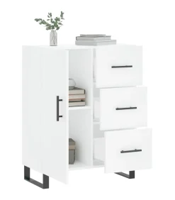 Clearance Dressoir 69,5x34x90 cm bewerkt hout wit Meubels