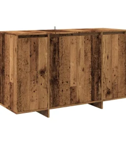 Hot Dressoir 120x41x75 cm bewerkt hout oud houtkleurig Meubels