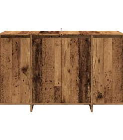 Hot Dressoir 120x41x75 cm bewerkt hout oud houtkleurig Meubels