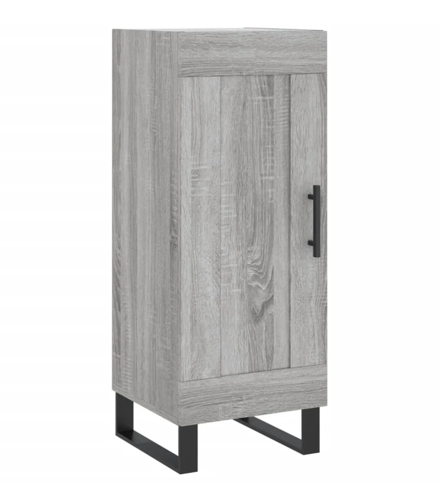 Clearance Dressoir 34,5x34x90 cm bewerkt hout grijs sonoma eikenkleurig Meubels