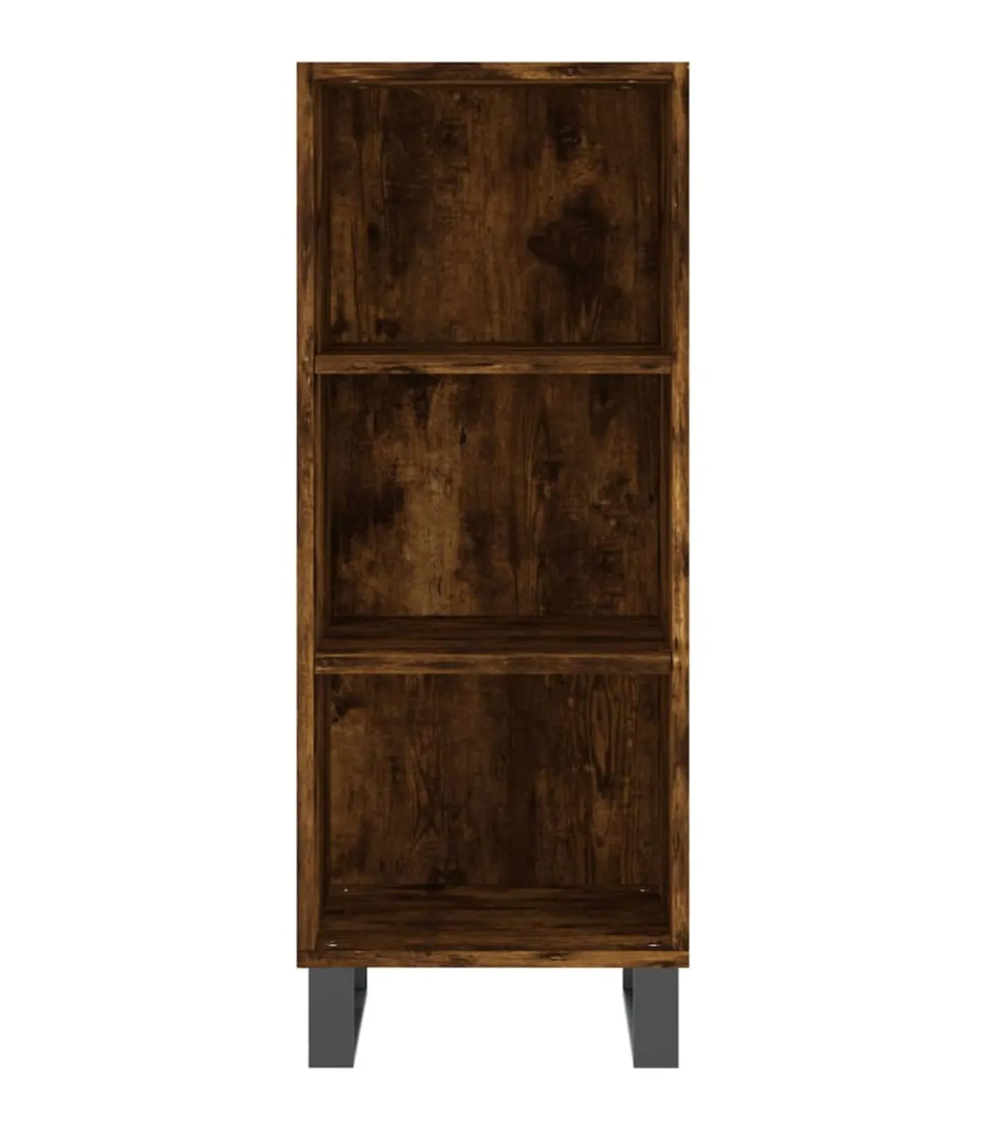 Clearance Dressoir 34,5x32,5x90 cm bewerkt hout gerookt eikenkleurig Meubels