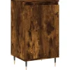 Outlet Dressoir 40x35x70 cm bewerkt hout gerookt eikenkleurig Meubels