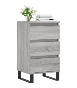 Online Dressoir 40x35x70 cm bewerkt hout grijs sonoma Meubels