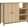 Hot Dressoir 100x33x75 cm bewerkt hout sonoma eikenkleurig Meubels