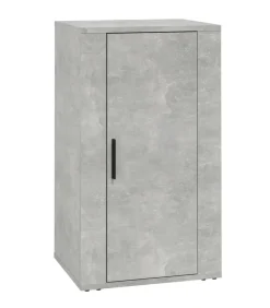 Online Dressoir 40x33x70 cm bewerkt hout betongrijs Meubels