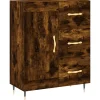 Best Dressoir 69,5x34x90 cm bewerkt hout gerookt eikenkleurig Meubels