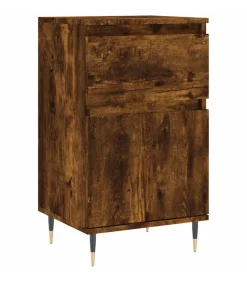 Outlet Dressoir 40x35x70 cm bewerkt hout gerookt eikenkleurig Meubels