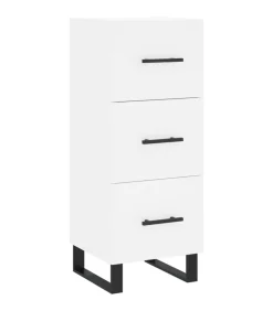 Sale Dressoir 34,5x34x90 cm bewerkt hout wit Meubels