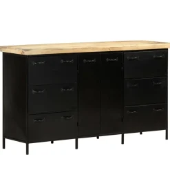 Discount Dressoir 140x38x76 cm ruw mangohout Meubels