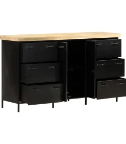 Discount Dressoir 140x38x76 cm ruw mangohout Meubels