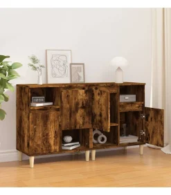 Online Dressoirs 2 st 60x35x70 cm bewerkt hout gerookt eikenkleurig Meubels