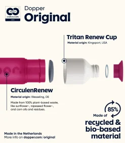 New Drinkfles Original Funky Fuchsia 450ml Keukenaccessoires