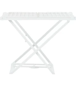 Clearance Droogrek inklapbaar kunststof wit Wassen & Strijken