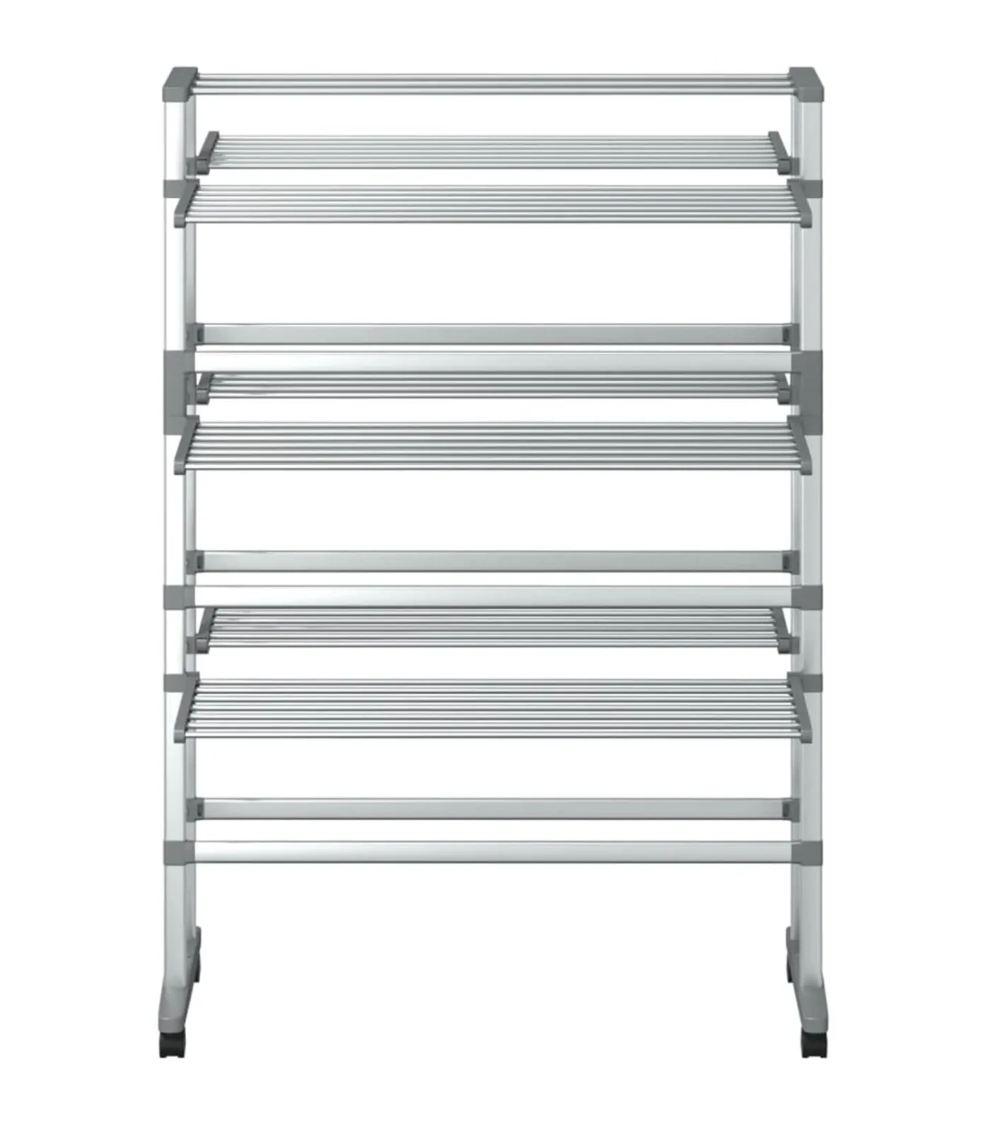 Hot Droogrek met wieltjes 89x64x129 cm aluminium Wassen & Strijken