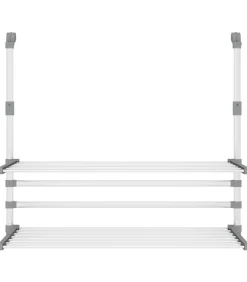 Online Droogrek voor balkon 89x25x(60-95) cm aluminium Wassen & Strijken