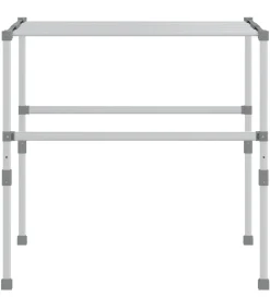 Clearance Droogrek 83x(50-55)x(40-85) cm aluminium Wassen & Strijken