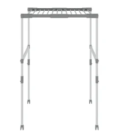 Clearance Droogrek 83x(50-55)x(40-85) cm aluminium Wassen & Strijken