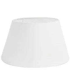 Best Drum Lampenkap Polycotton - Wit - 45x35x25cm Lampenkappen