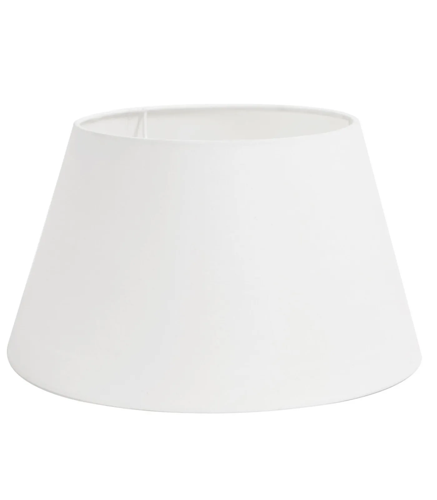 Best Drum Lampenkap Polycotton - Wit - 45x35x25cm Lampenkappen