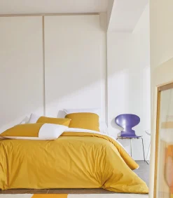 DUO Ocre - Laken Perkaal Katoen Lakens