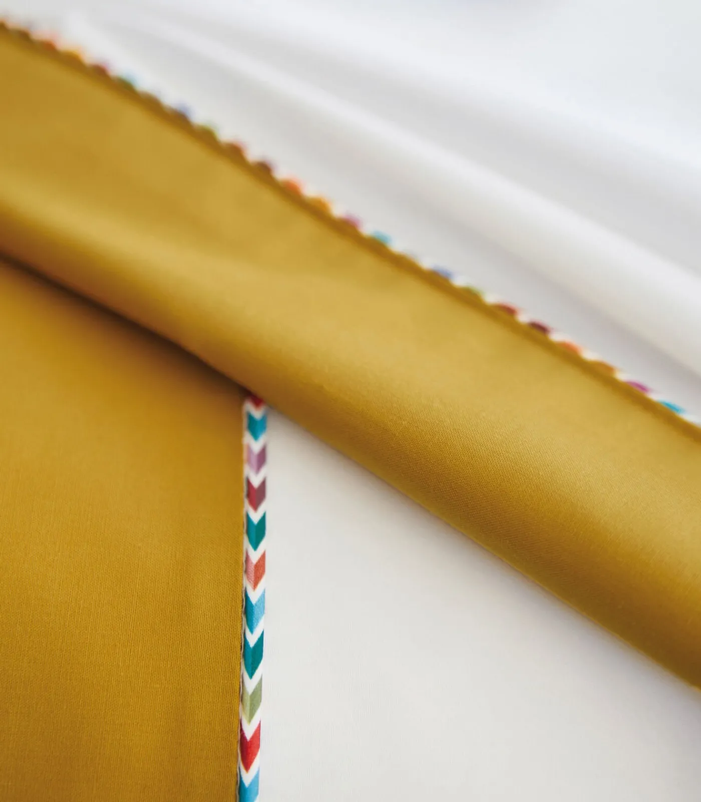 DUO Ocre - Laken Perkaal Katoen Lakens