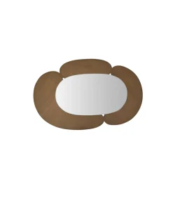 Discount Eda - Ovale spiegel in licht mindihout 115 x 75 cm Spiegels