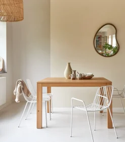 New Eden - Massief eiken tafel voor 4-6 personen Tafels