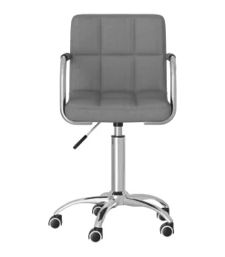 Hot Eetkamerstoel draaibaar stof lichtgrijs Stoelen