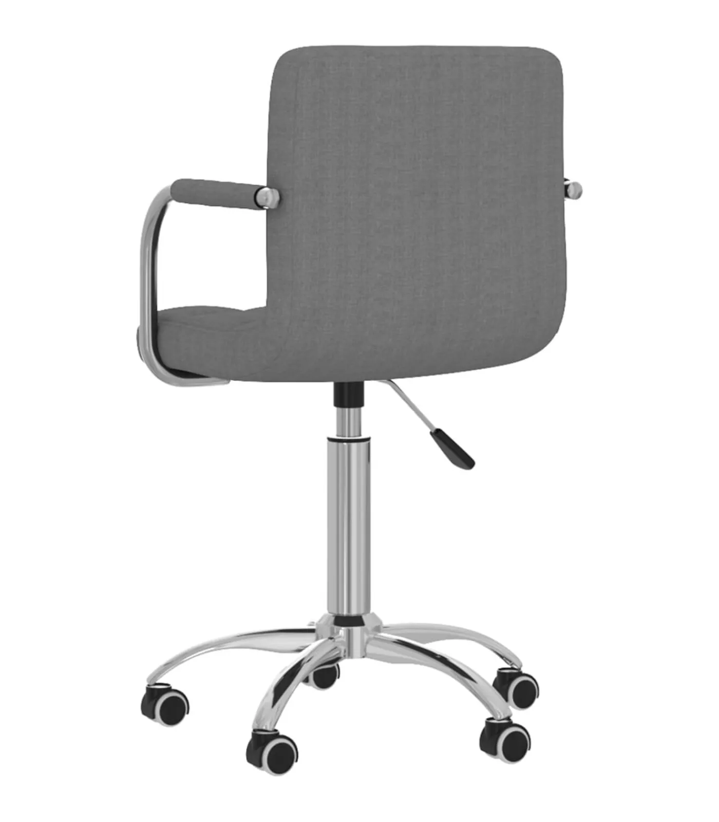 Hot Eetkamerstoel draaibaar stof lichtgrijs Stoelen